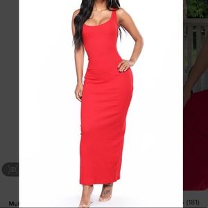 Red Maxi Dress